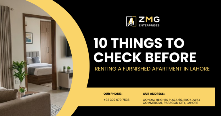 renting furnished apartment lahore tips