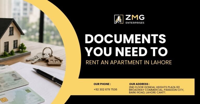 documents to rent apartment Lahore