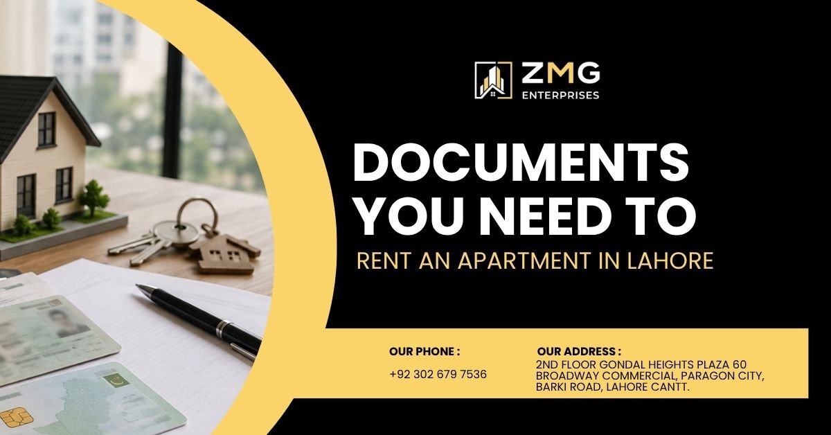 documents to rent apartment Lahore